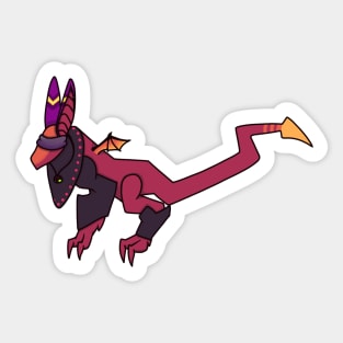 One-eyed Dragon :: Dragons and Dinosaurs Sticker